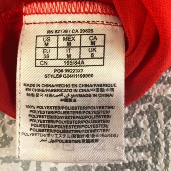 Guess Sheer Round Neck Blouse Medium - Picture 5 of 7